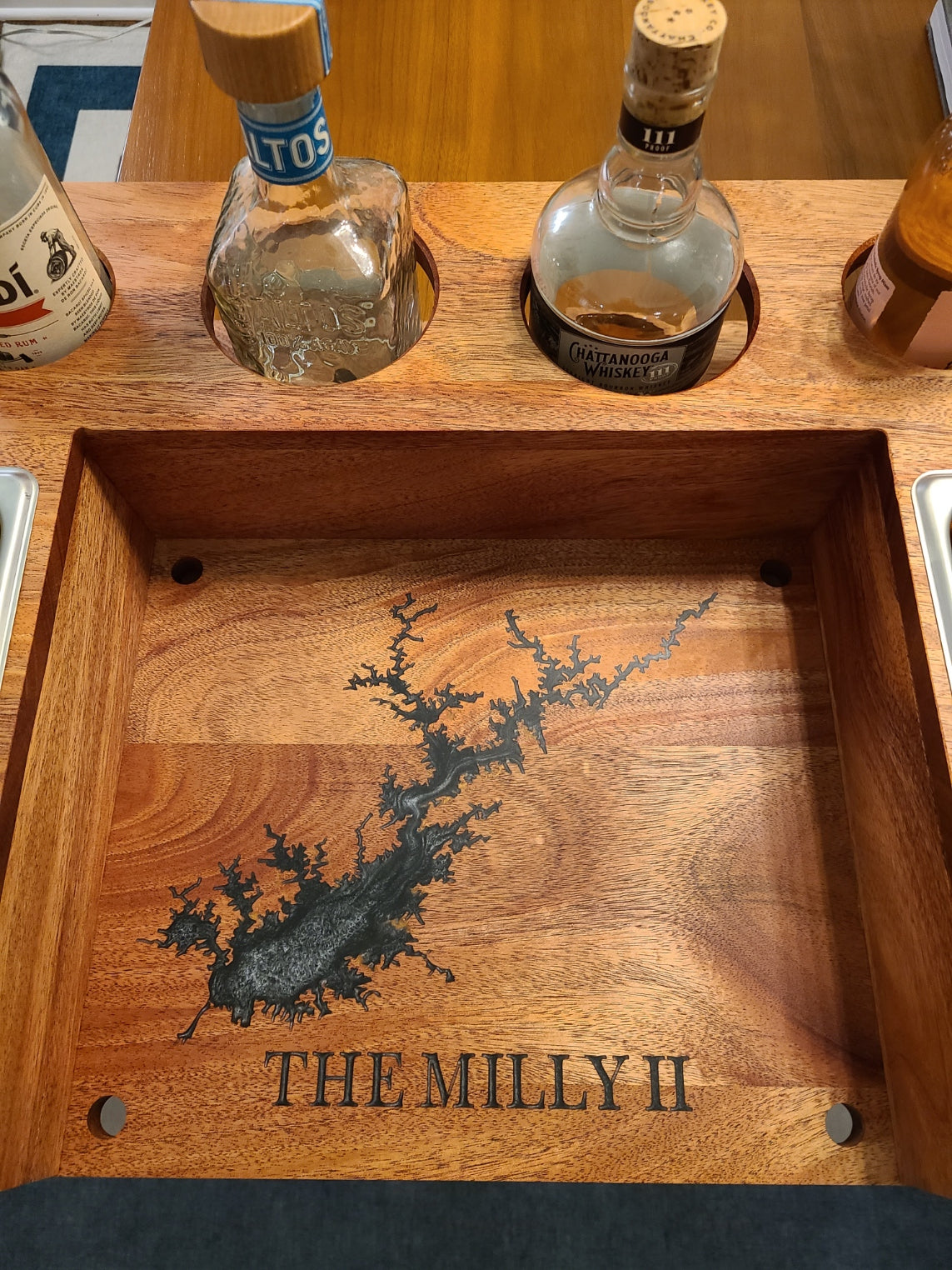 Backyard Serving Tray - Backyard Cocktail Serving Station