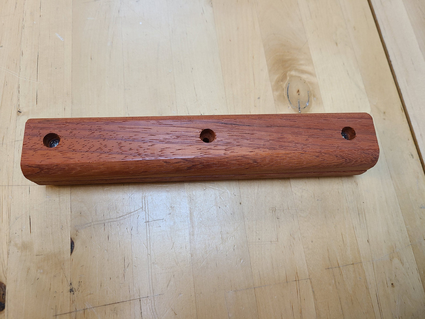 Replacement Handle for Big Green Egg BGE - Exotic Hardwood - Padauk