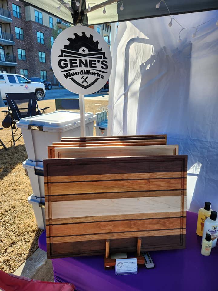 Custom Large Cutting Board. Excellent for BBQ. 20x32" Walnut, cherry, and white oak.