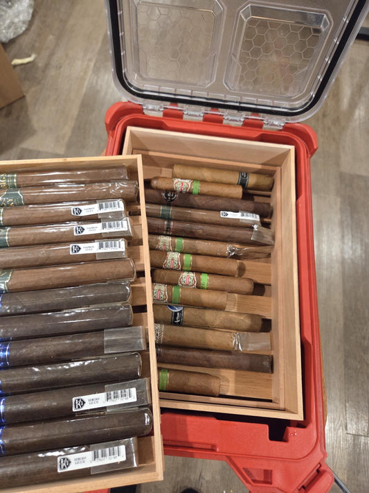 Custom Hand Made Spanish Cedar Humidor Insert for Milwaukee Packout 48-22-8435 Compact Organizer