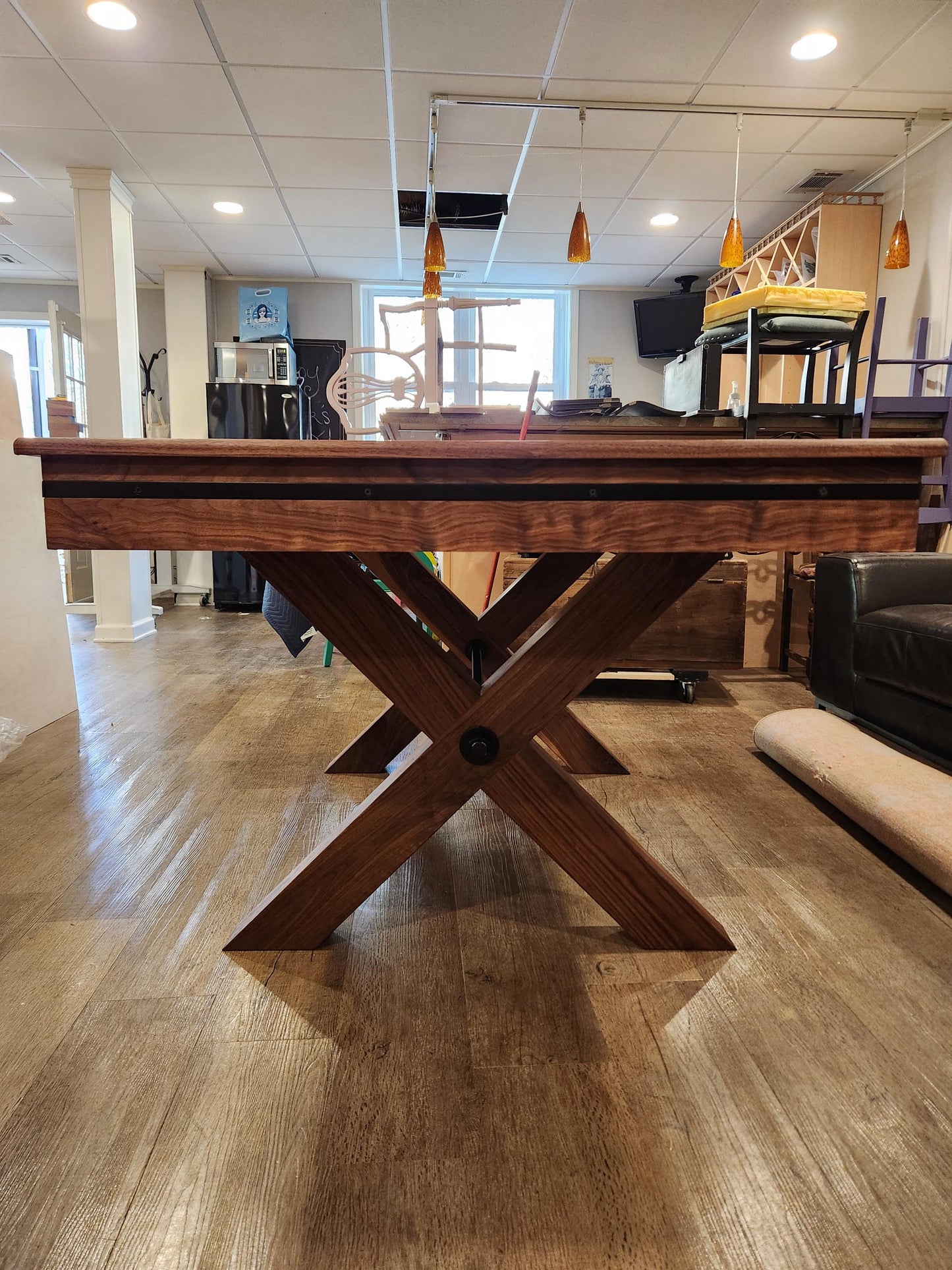 Walnut Gaming Table and Bench Plans | D&D RPG Woodworking (PDF Download)