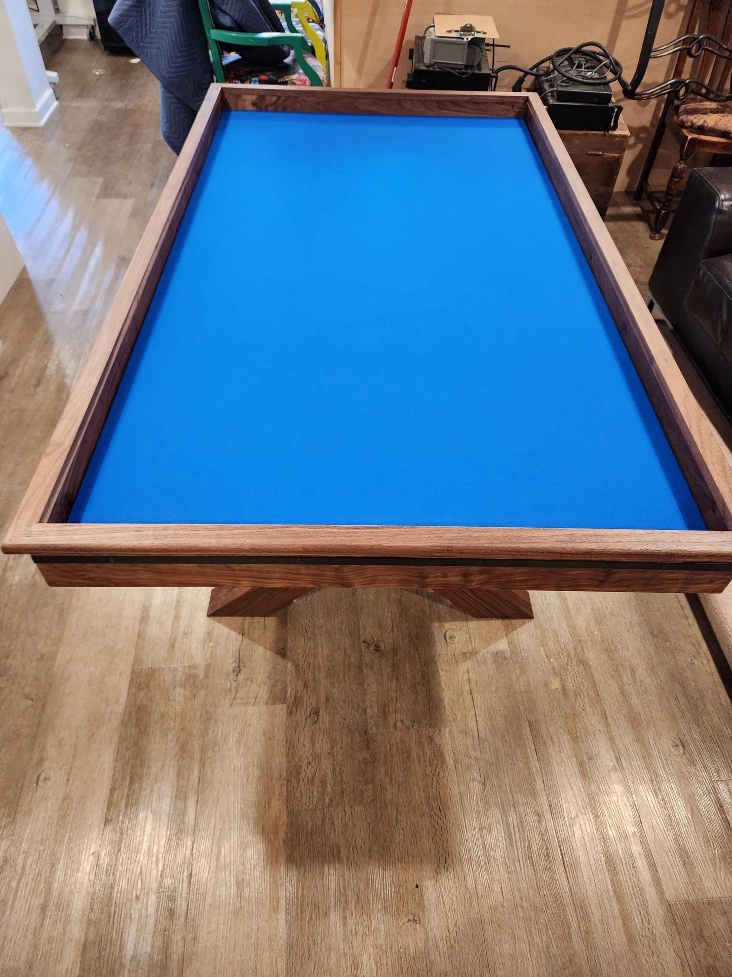 Walnut Gaming Table and Bench Plans | D&D RPG Woodworking (PDF Download)
