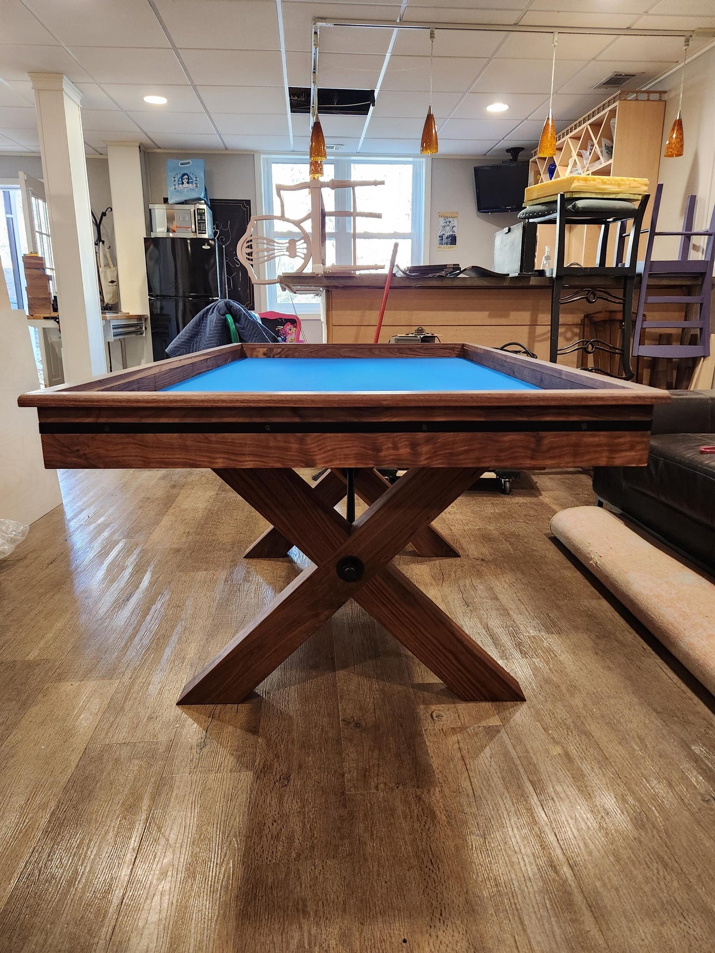 Walnut Gaming Table and Bench Plans | D&D RPG Woodworking (PDF Download)