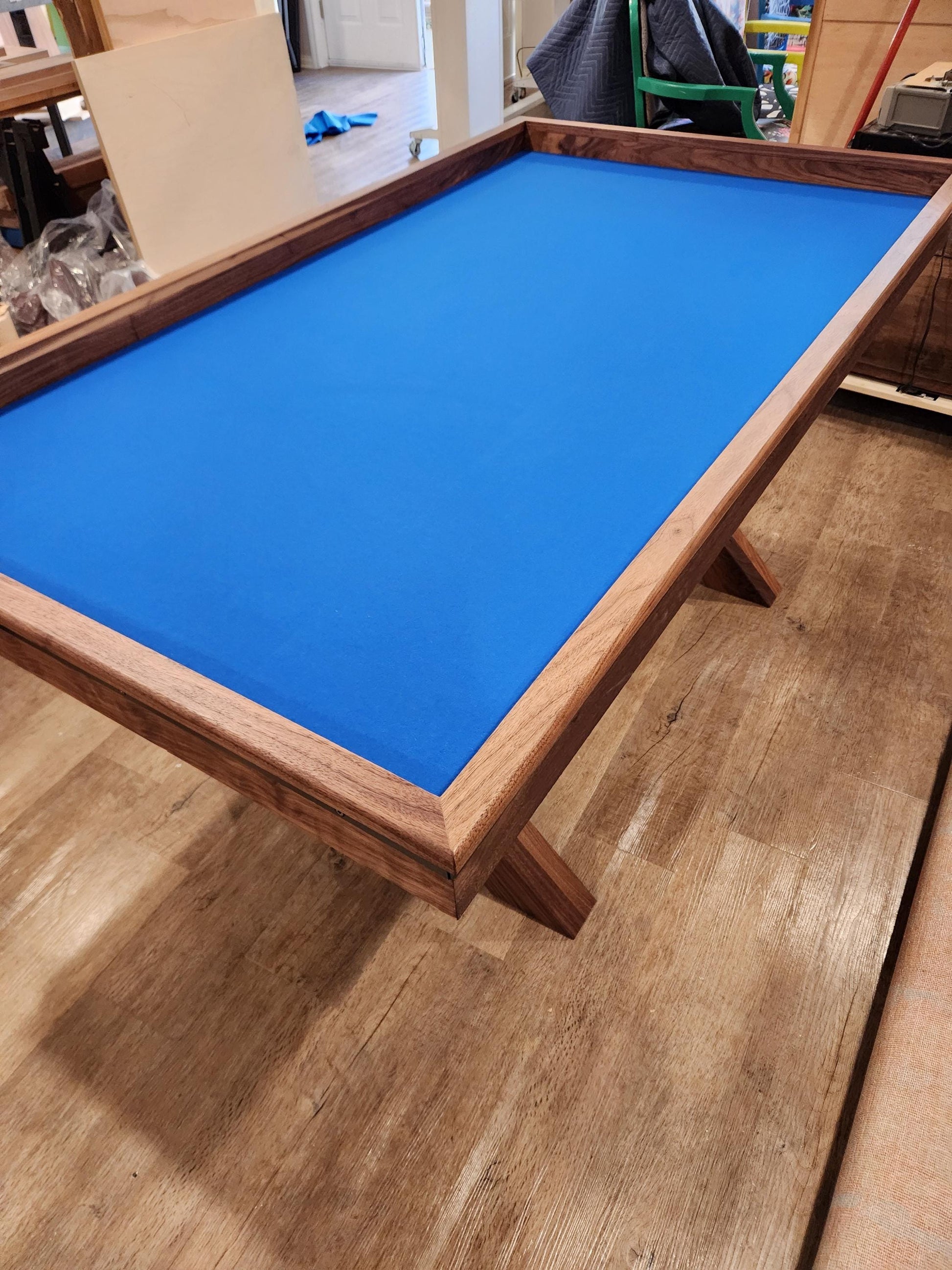 Walnut Gaming Table and Bench Plans | D&D RPG Woodworking (PDF Download)