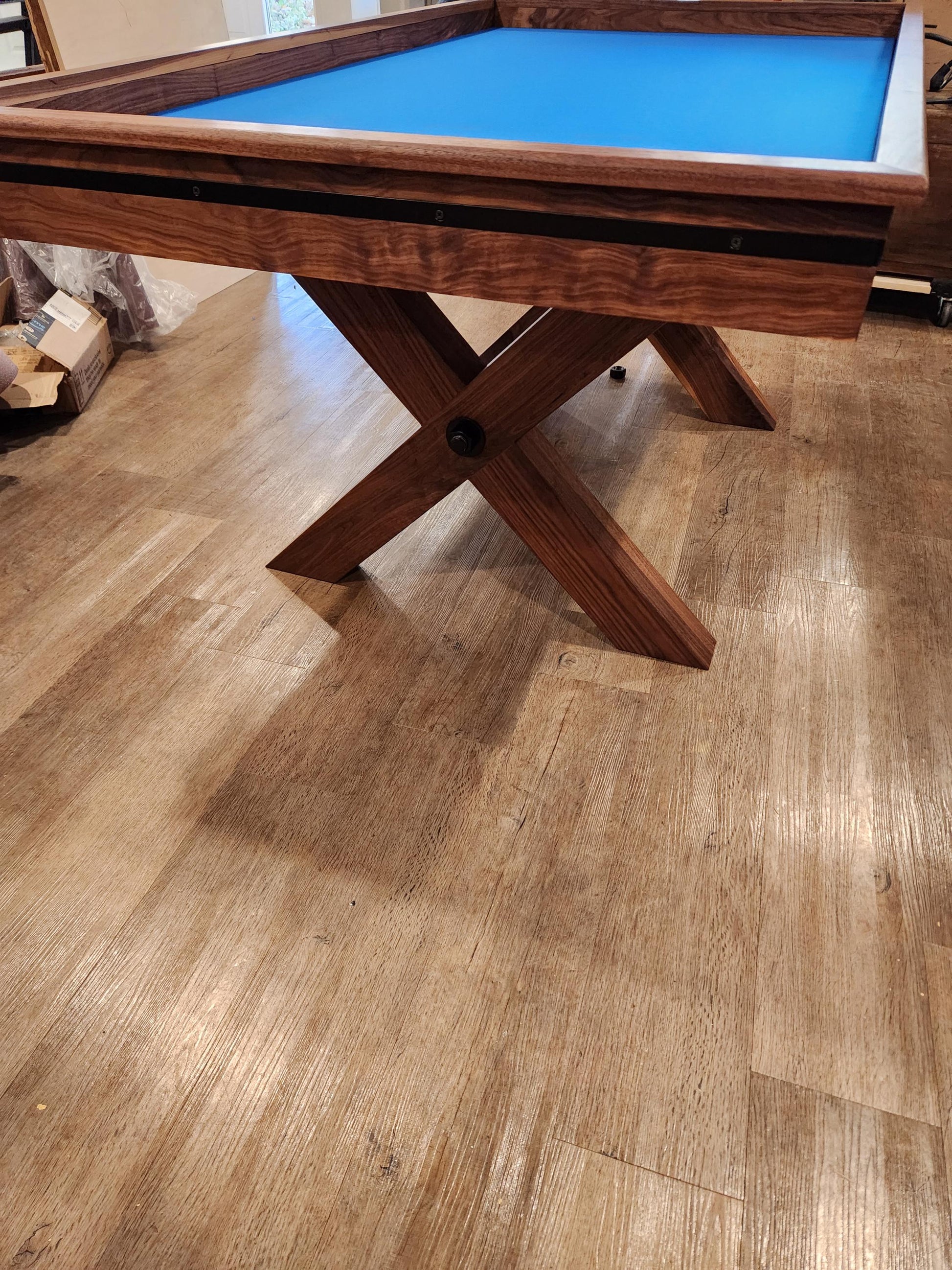 Walnut Gaming Table and Bench Plans | D&D RPG Woodworking (PDF Download)