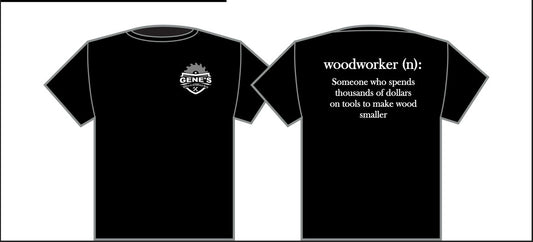 Woodworker Definition Shirt - Black - Gene's WoodWorks