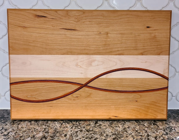 Patterened Curved Stripes Cutting Board #2