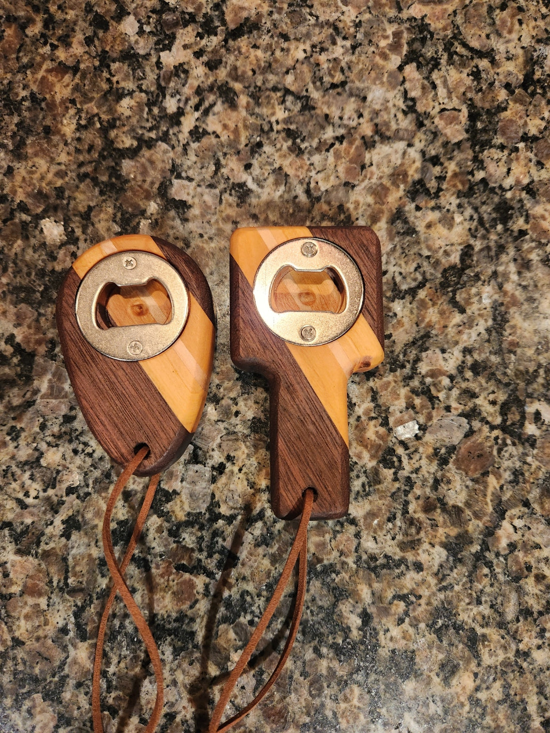 Custom made Hardwood Bottle Opener