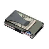 Father's Day - RFID blocking metal wallet "Happy Fathers Day" Moustache #FD2