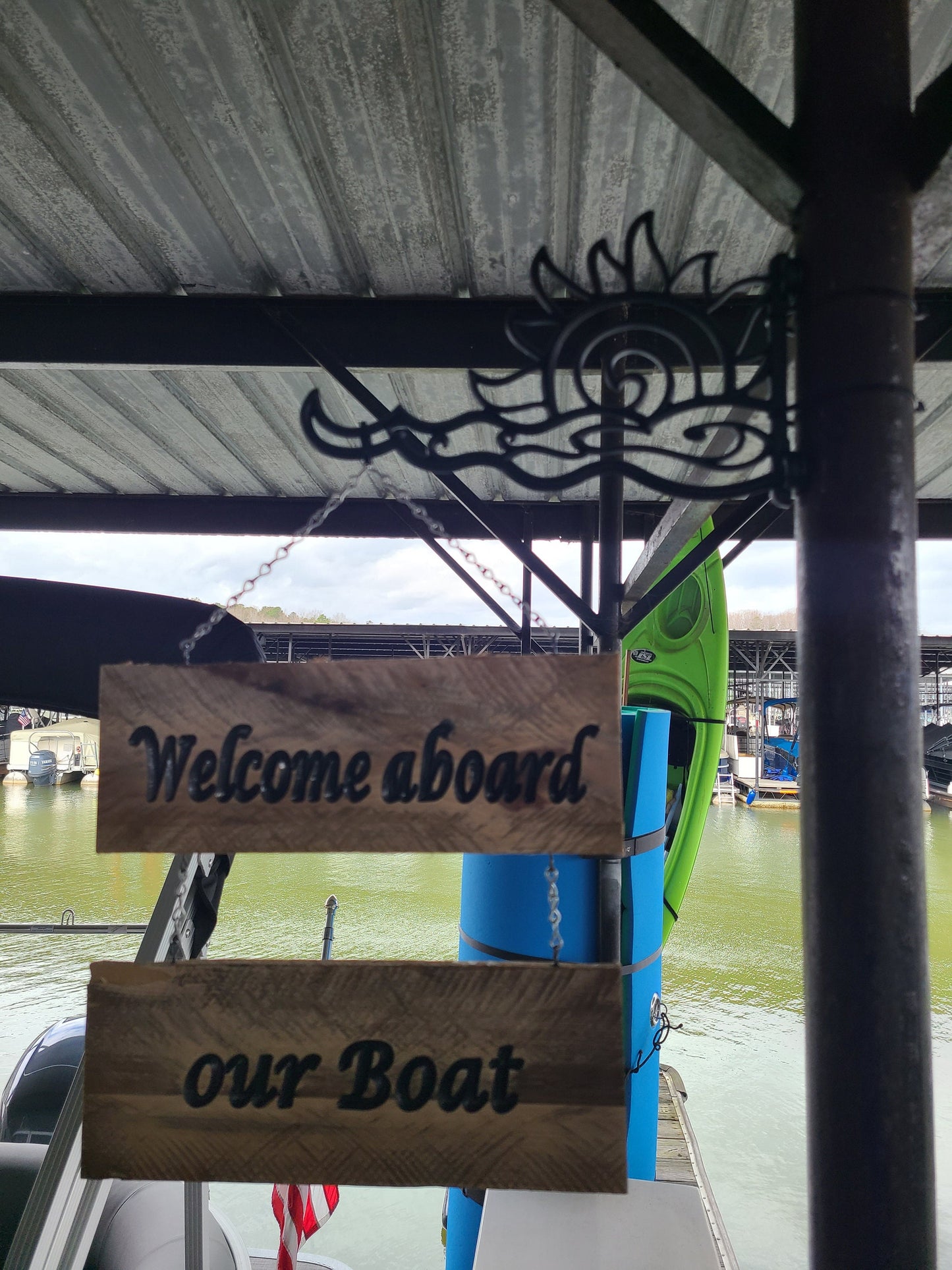 Custom Engraved Dock, Boat, and Cabin Signs